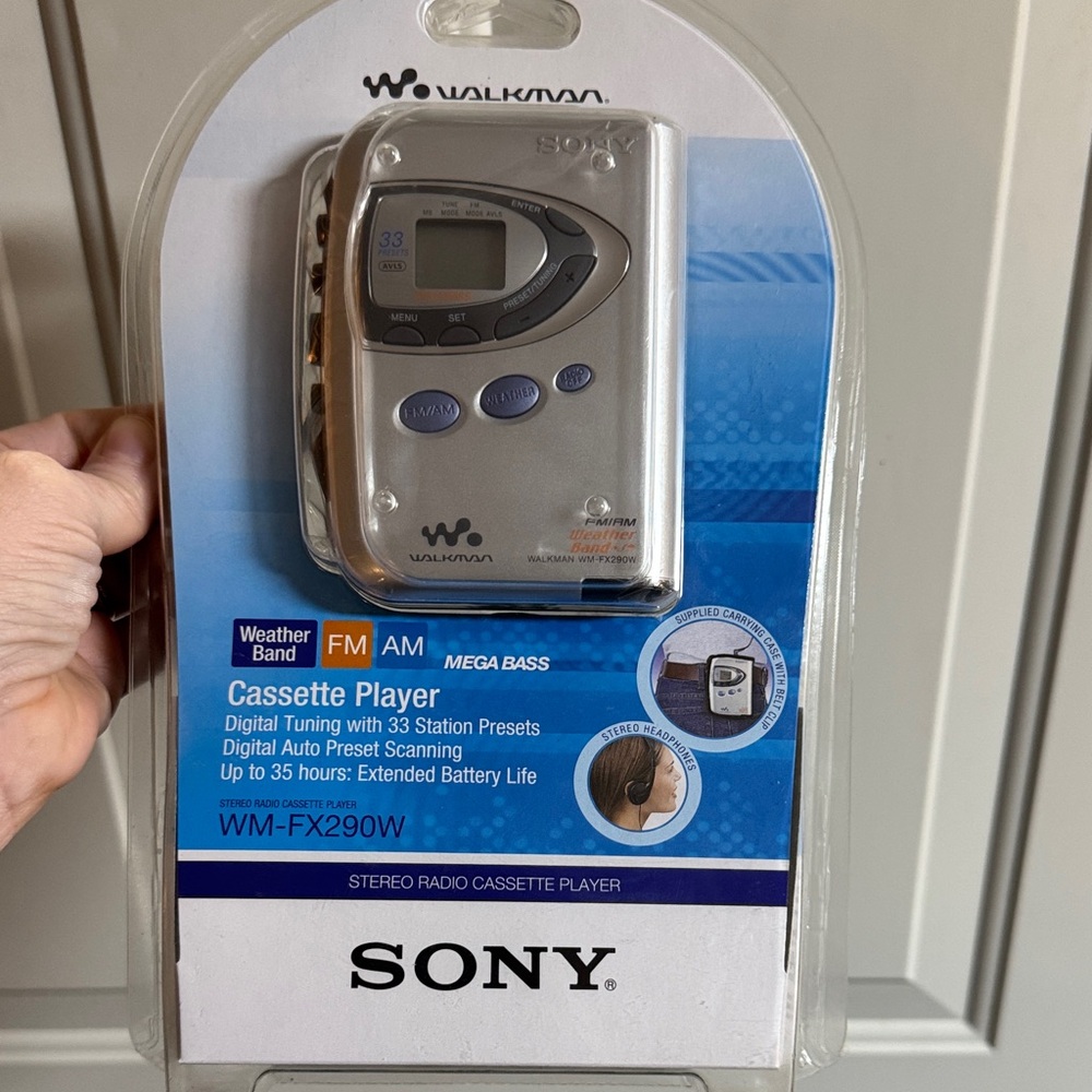 Vintage new old stock Sony Walkman mega bass Cassette Player
